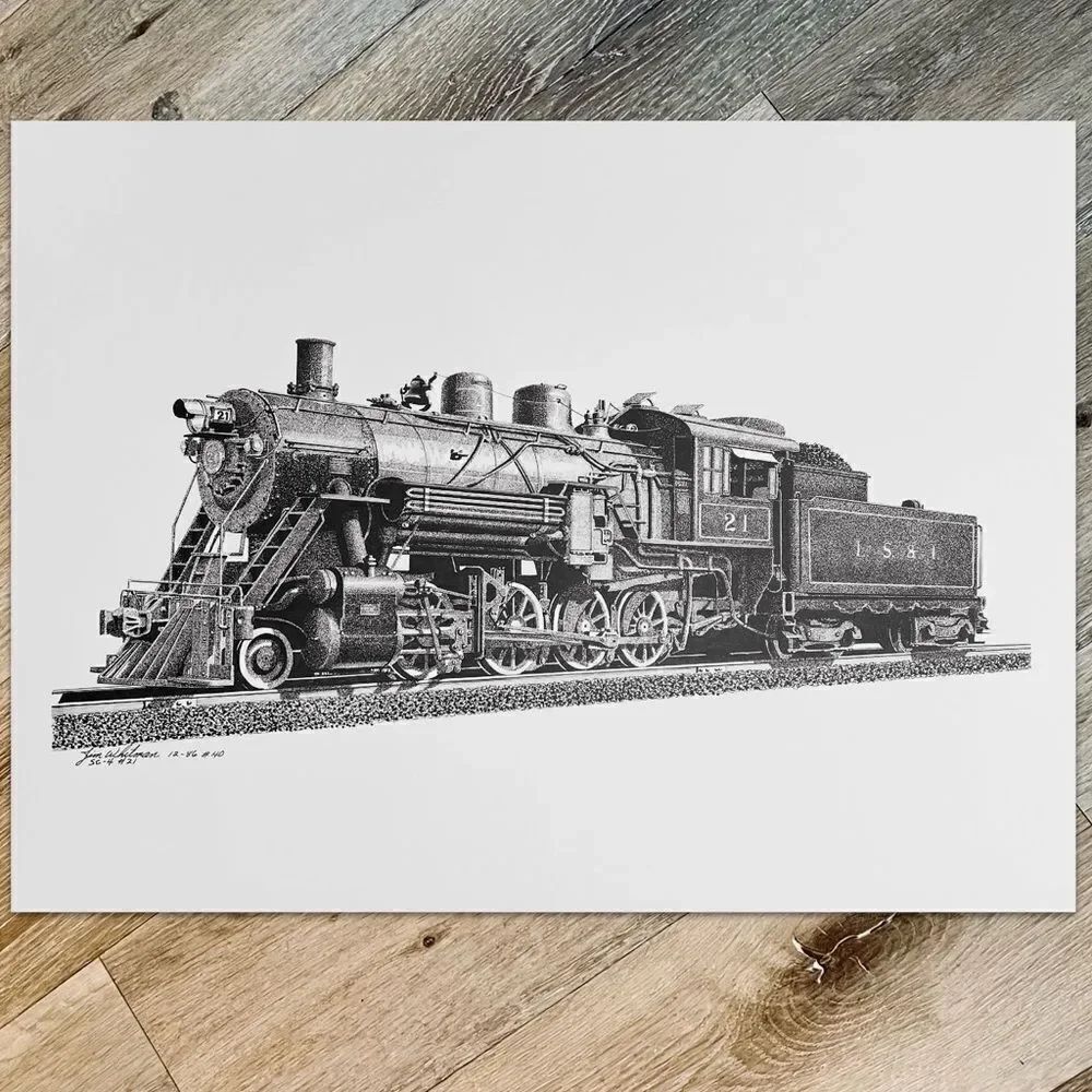 Lake Superior & Ishpeming Railroad 21 Train Prints